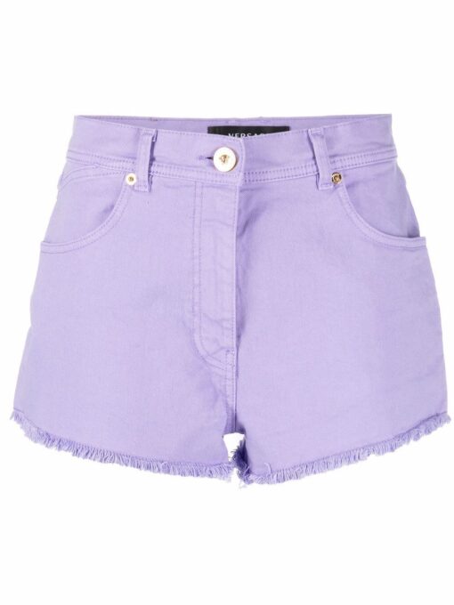 pantaloni scurti denim versace violet 10042411a017831d320 01