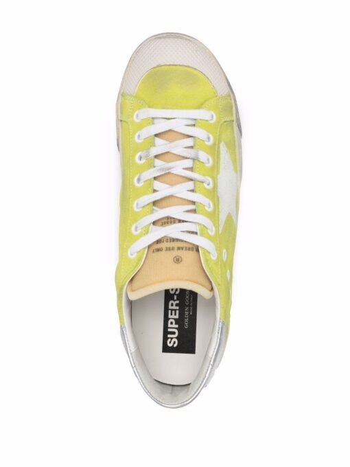 sneakers golden goose deluxe brand super star classic verde neon gmf00270f00254835772 04