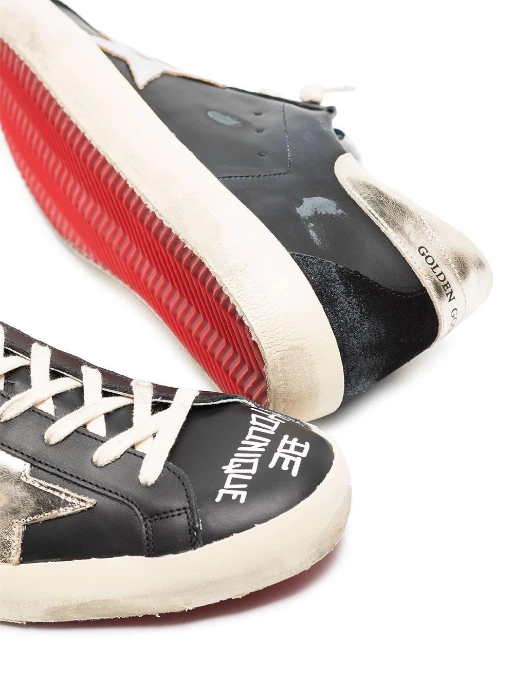 Sneakers Golden Goose Deluxe Brand Super Star negri - imagine 2
