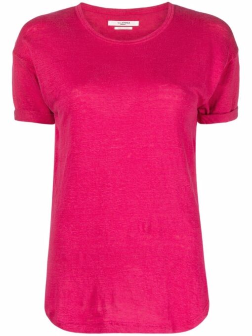 tricou isabel marant etoile koldi roz ts029922p090e40ry 01