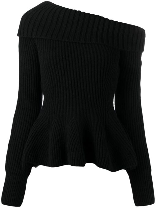 pulover alexander mcqueen negru 711385q1a331000 01