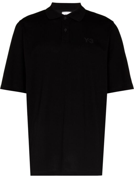 tricou polo y 3 mini logo negru fn3355 01
