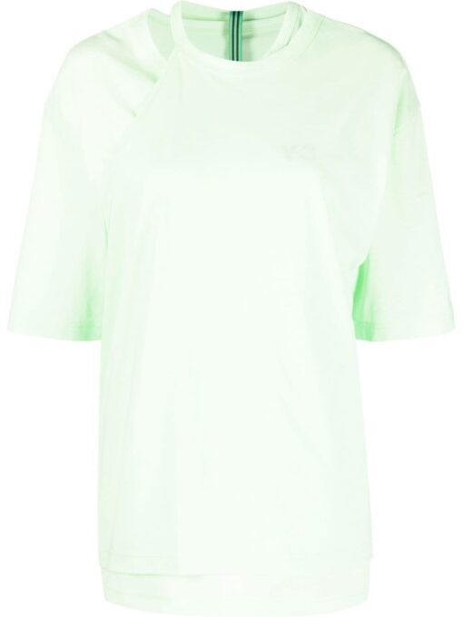 tricou y 3 layered verde neon hg8552 01