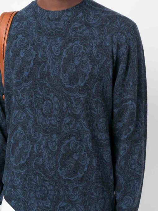 pulover etro paisley print bleumarin 1m0649964201 05