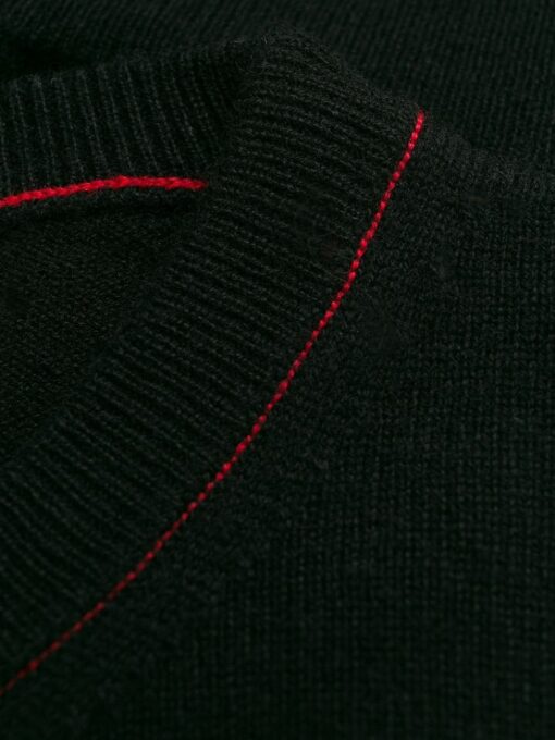 pulover alexander mcqueen amq logo negru 576027q1wwp1018 06