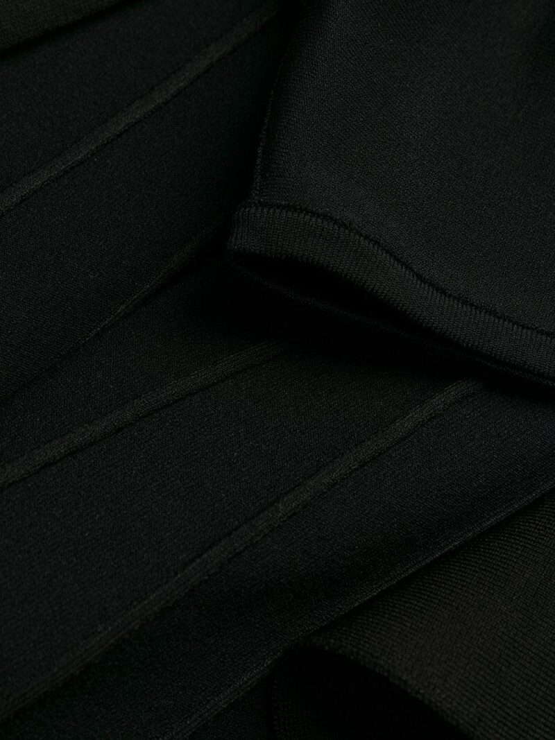 rochie mini off white ruffle knit neagra owhi026s20kni0011000 07