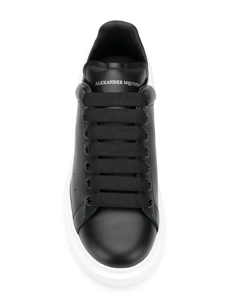 sneakers alexander mcqueen oversized negru alb 553770whgp51070 04