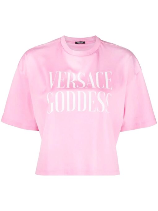 tricou versace goddess print roz 10090831a065291pk40 01