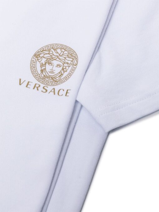 tricou versace medusa logo print alb 2 set au10193a232741a1001 02