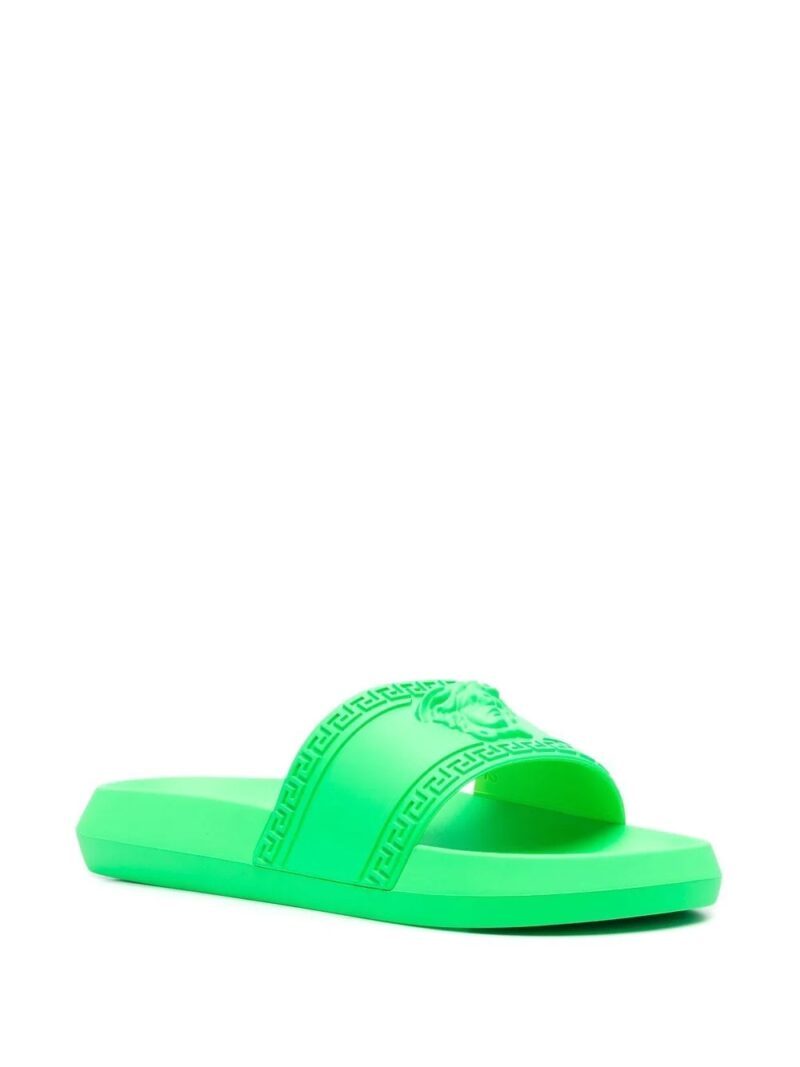 papuci versace medusa verde neon 10087331a070161ge90 03