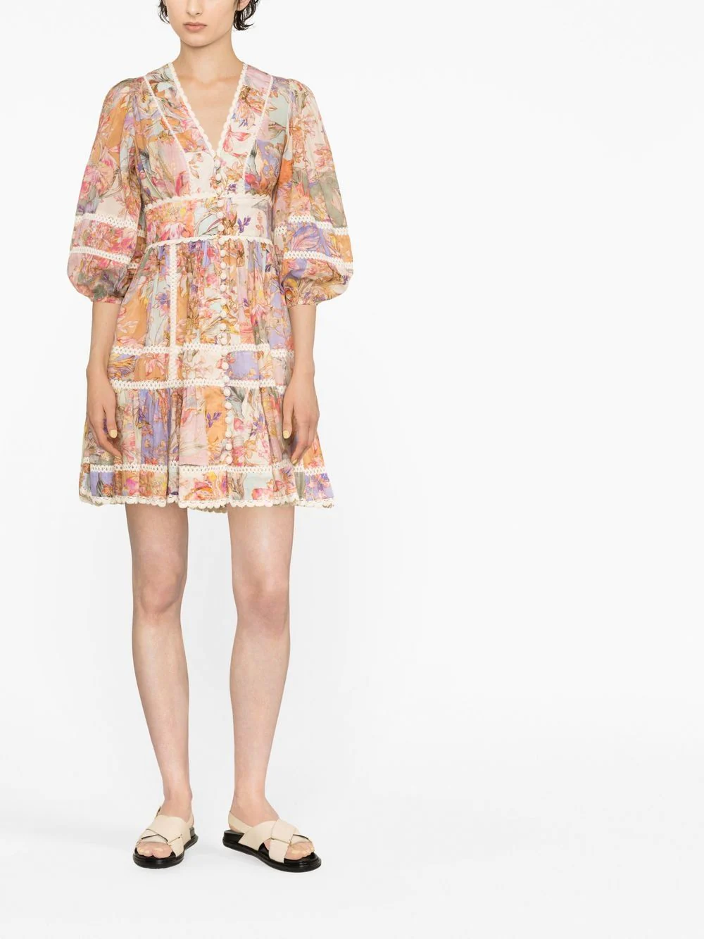 Rochie mini Zimmermann Cira multicolor - imagine 3