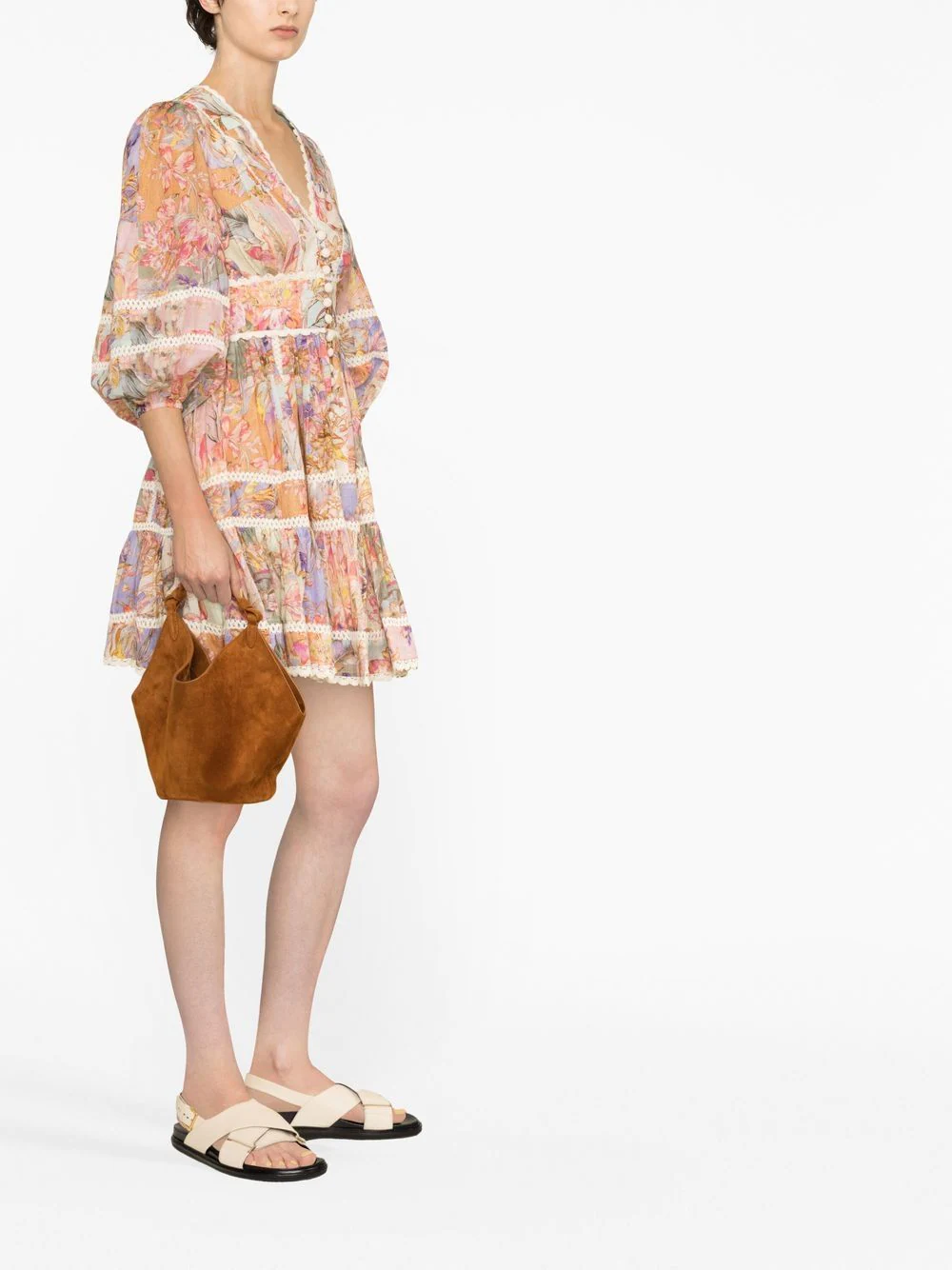 Rochie mini Zimmermann Cira multicolor - imagine 4