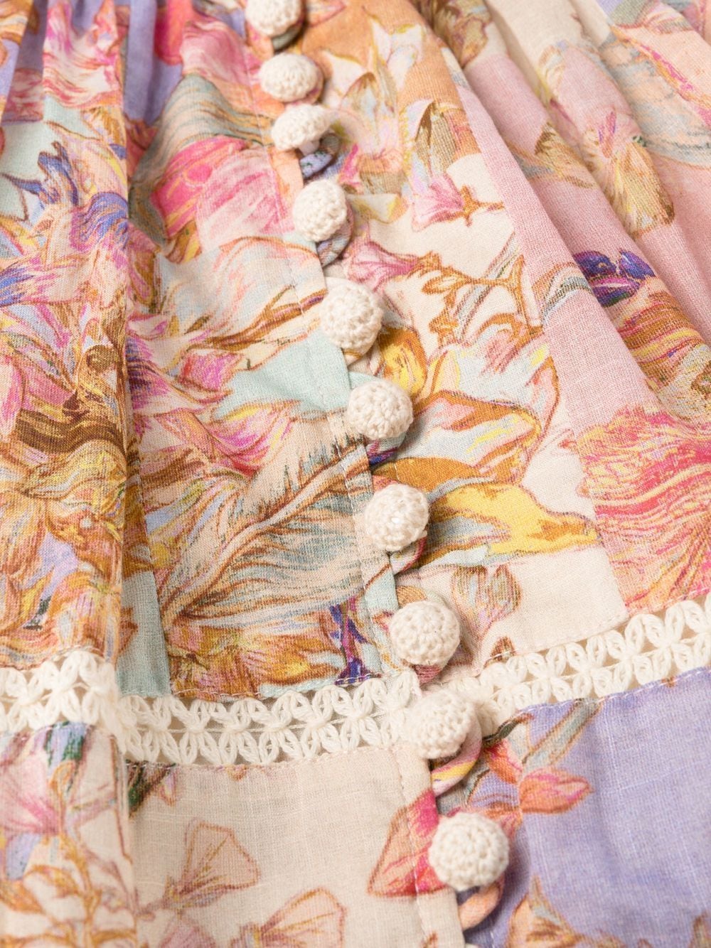 Rochie mini Zimmermann Cira multicolor - imagine 5