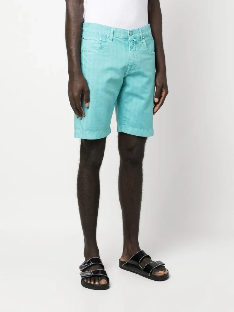 Pantaloni scurti Jacob Cohen Nicolas turcoaz - imagine 3