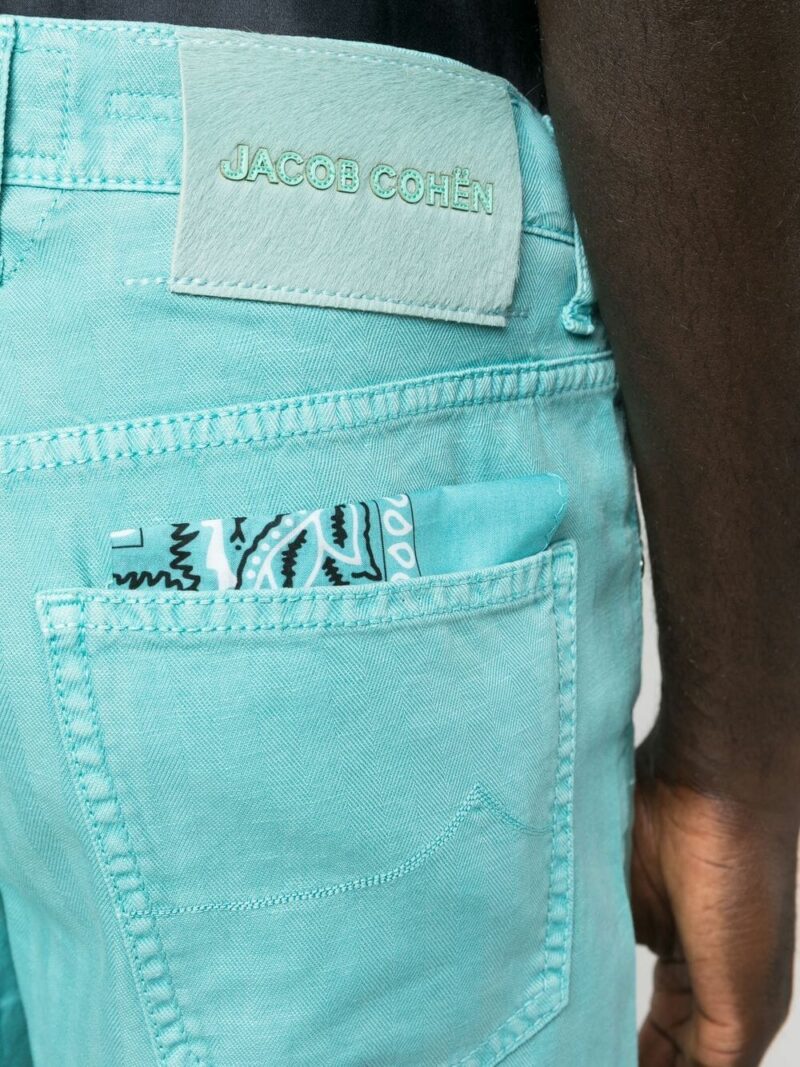 Pantaloni scurti Jacob Cohen Nicolas turcoaz - imagine 5