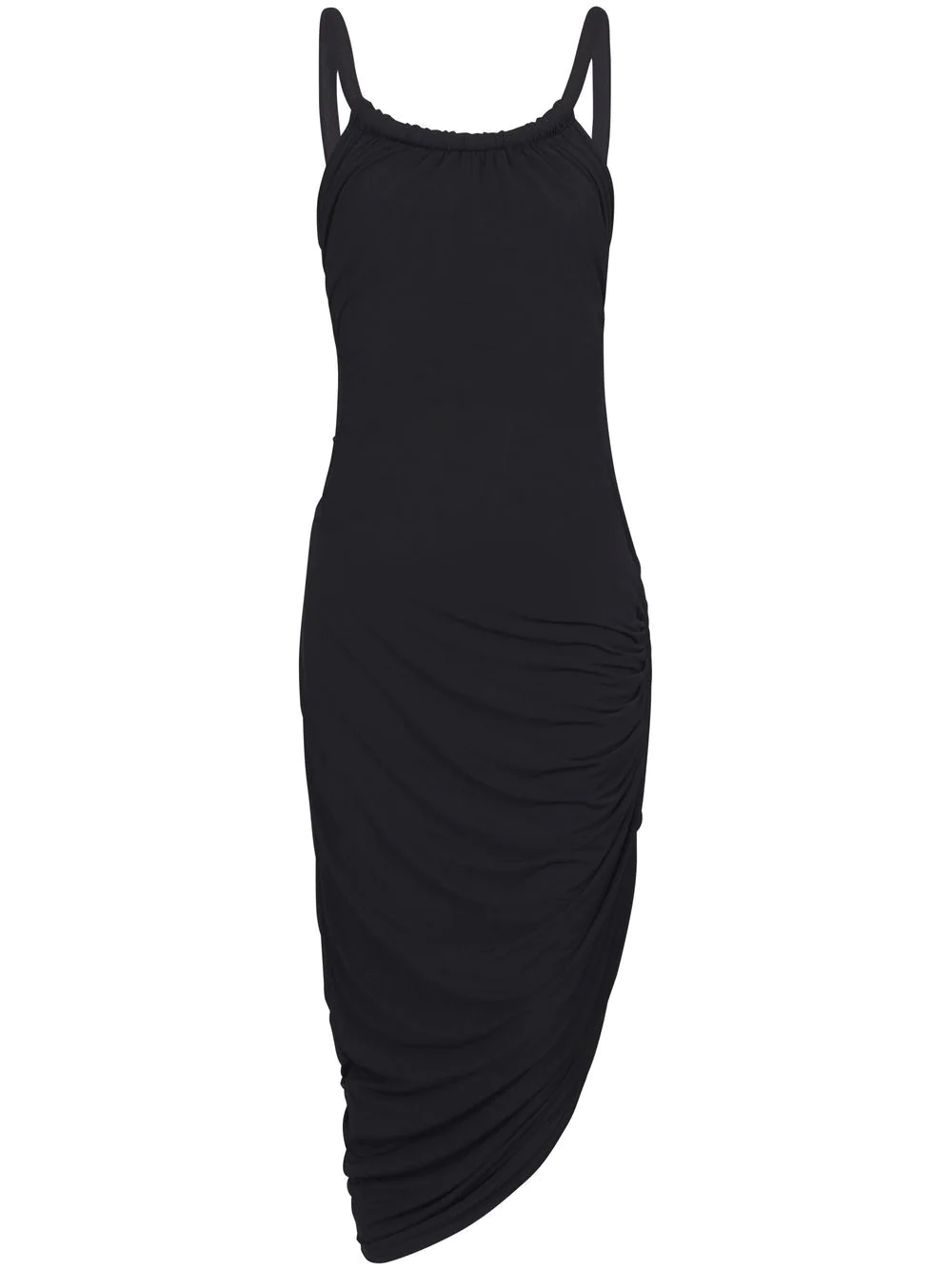 Rochie midi Balmain Open-Back neagra