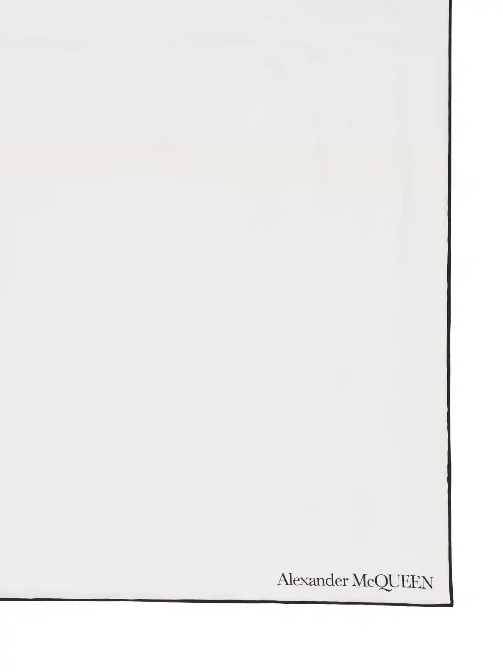 Esarfa Alexander McQueen Iris alba - imagine 3