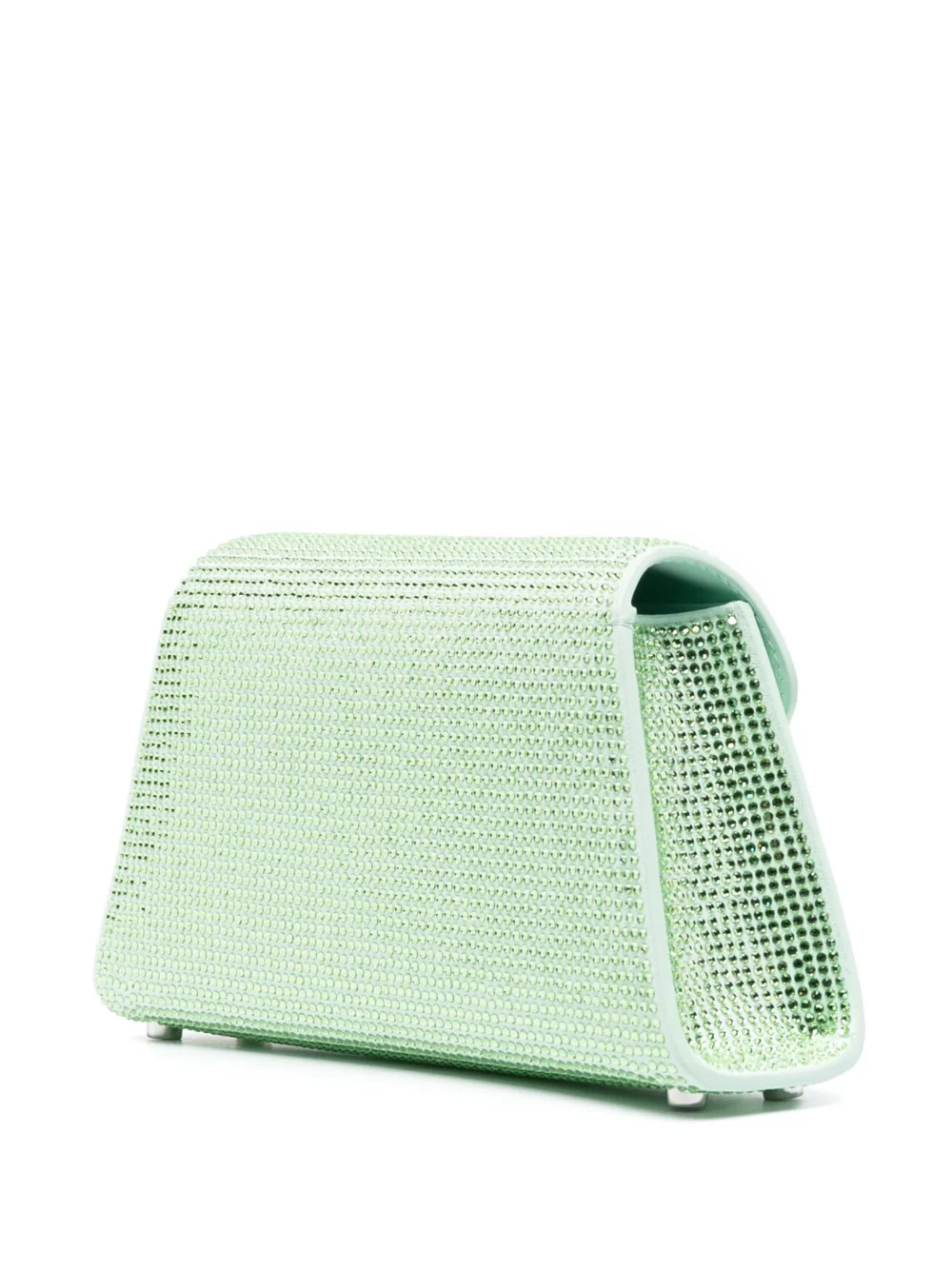 Geanta de umar Self Portrait Mini Bow verde - imagine 2