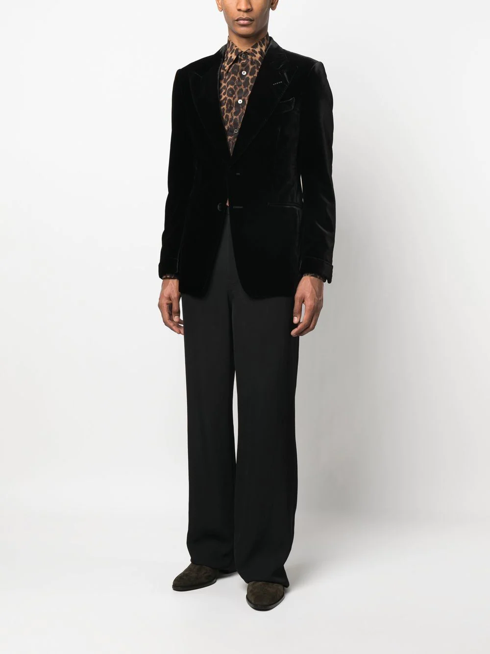 Sacou TOM FORD Velvet negru - imagine 4