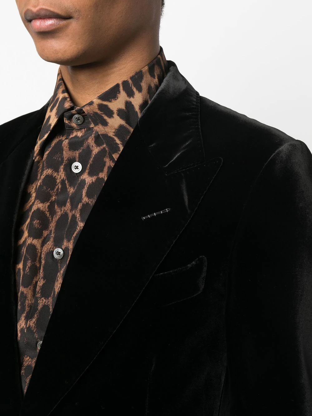 Sacou TOM FORD Velvet negru - imagine 5