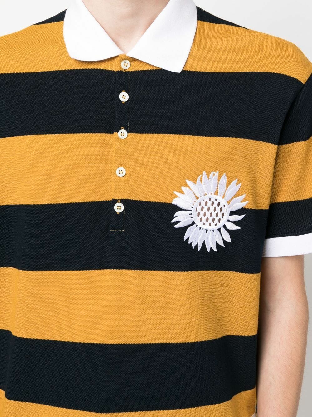 Tricou polo Thom Browne Flower Pique multicolor - imagine 5