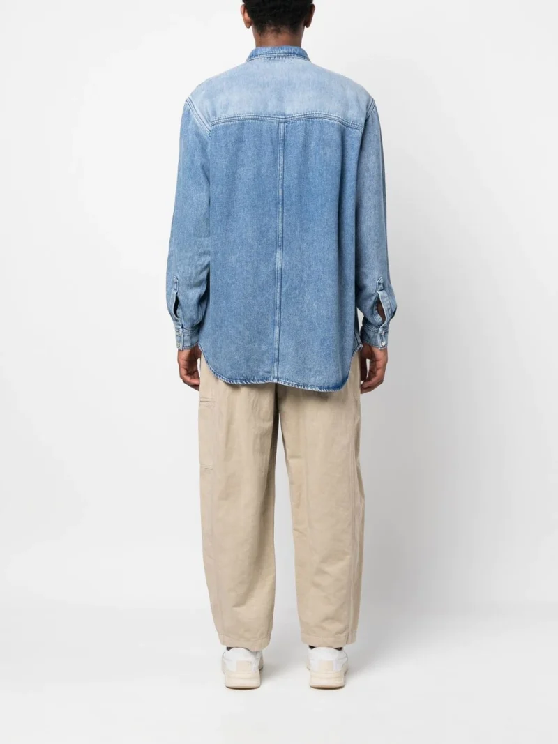 Camasa denim Marant V albastra - imagine 2
