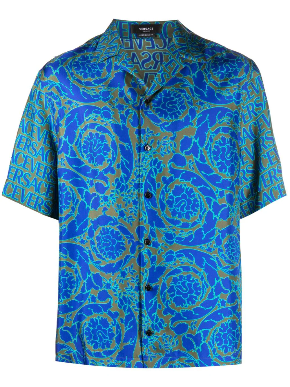 Camasa Versace Barocco Silhouette multicolor