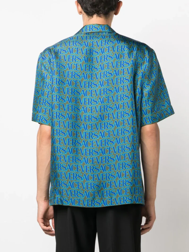 Camasa Versace Barocco Silhouette multicolor - imagine 2