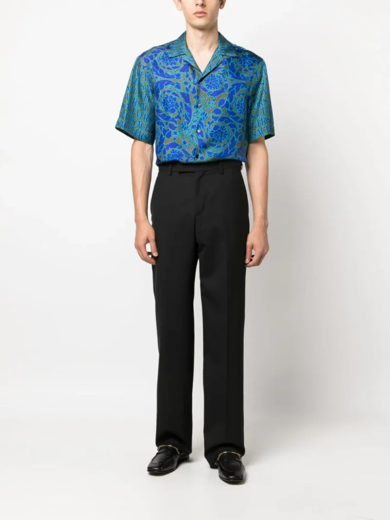 Camasa Versace Barocco Silhouette multicolor - imagine 4