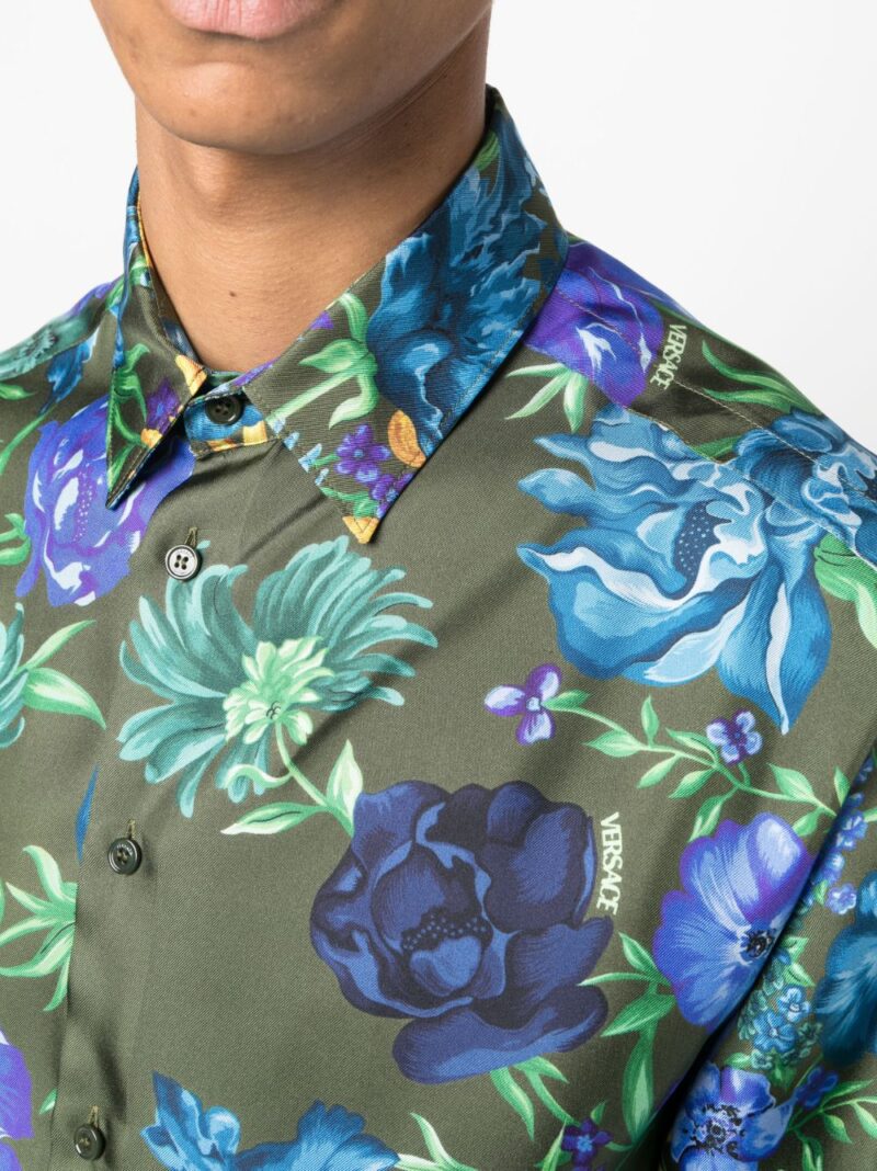 Camasa Versace Wildflower West multicolor - imagine 5