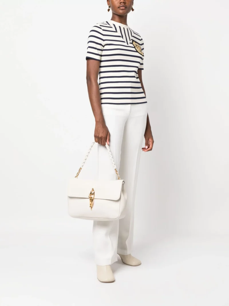 Geanta TOM FORD Carine (L) alba - imagine 3