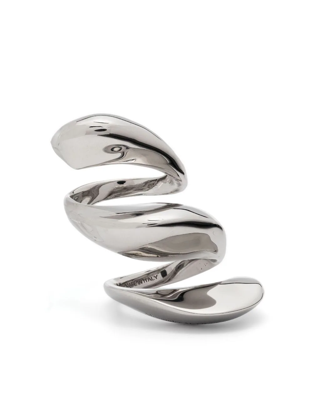 Inel Alexander McQueen Twisted argintiu