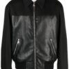 Jacheta Alexander McQueen Panelled Bomber neagra