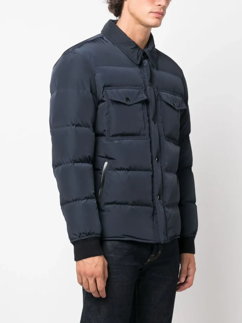 Jacheta TOM FORD Outershirt bleumarin - imagine 3