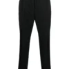 Pantaloni Alexander McQueen Deep Pleat negri