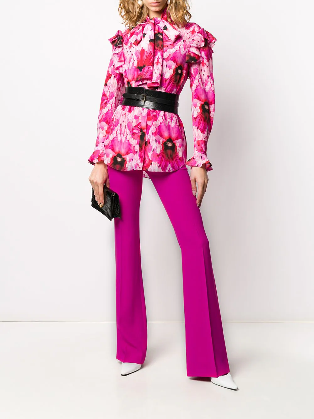 Pantaloni Alexander McQueen Narrow Bootcut fucisa - imagine 4