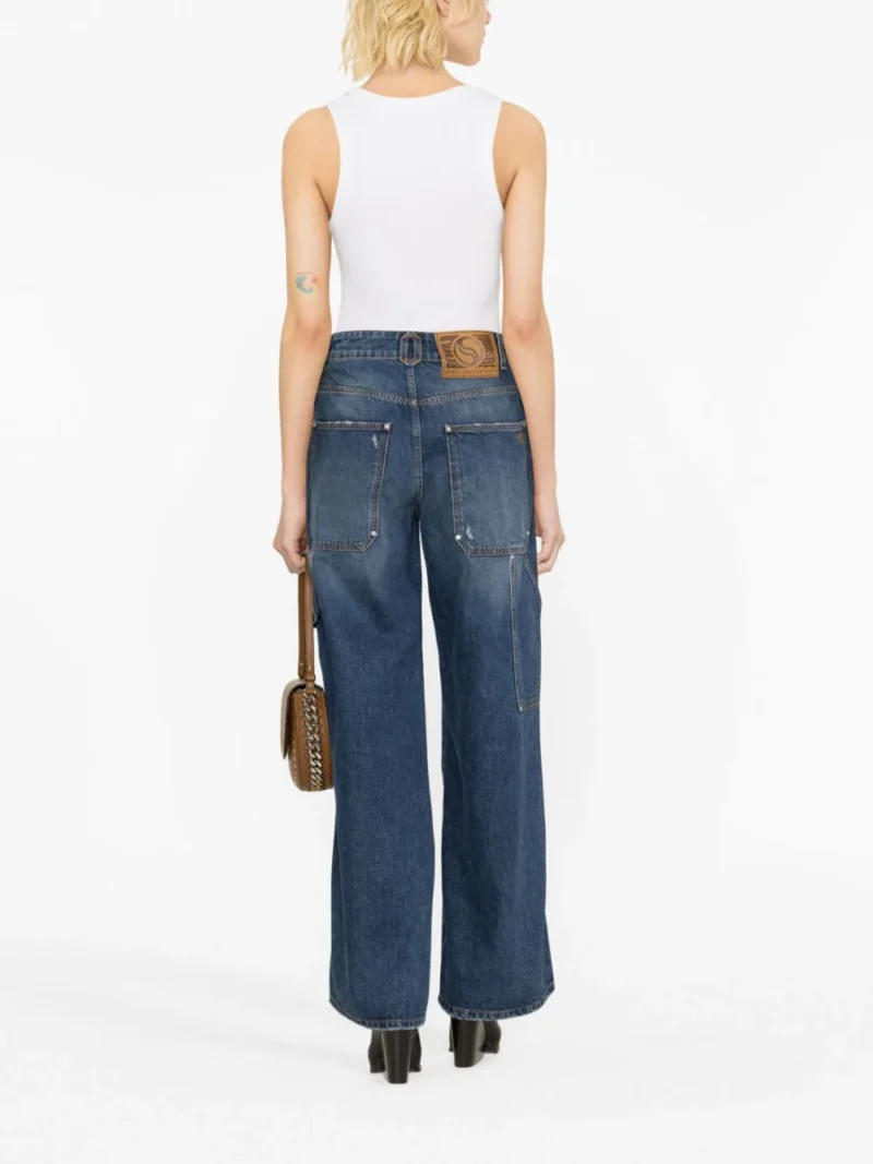 Alternative view of Pantaloni denim Stella McCartney Workwear albastri