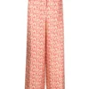 Pantaloni Versace Allover Palazzo multicolor