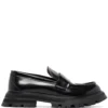 Pantofi loafers Alexander McQueen Wander negri