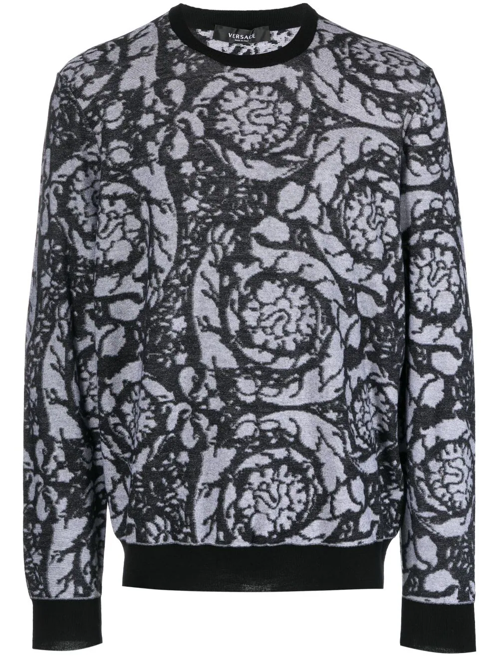 Pulover Versace Barocco Silhouette multicolor