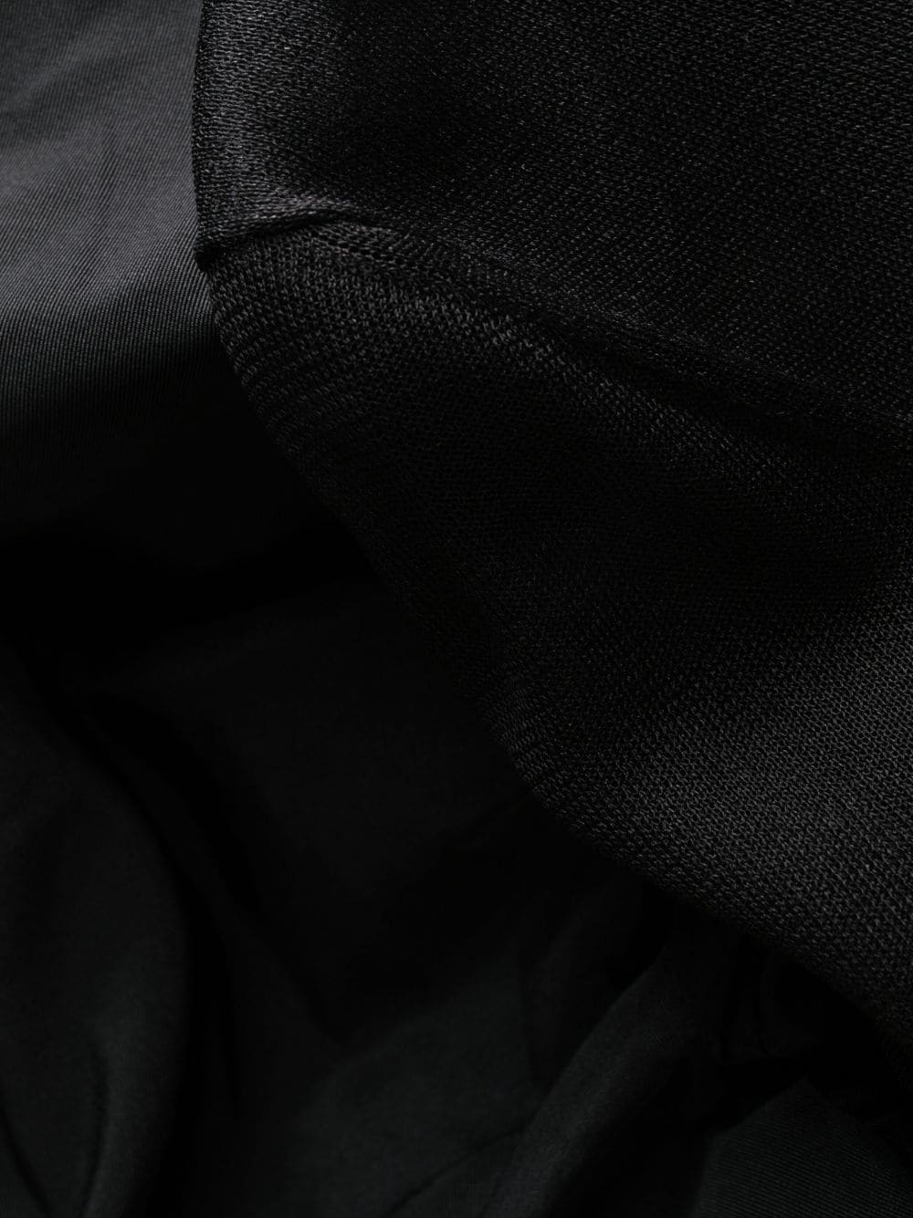 Rochie midi Alexander McQueen Ruffle Sleeves neagra - imagine 8