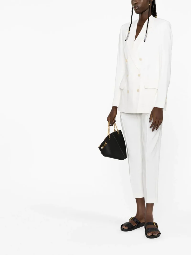 Sacou Isabel Marant Double-Breasted alb - imagine 4