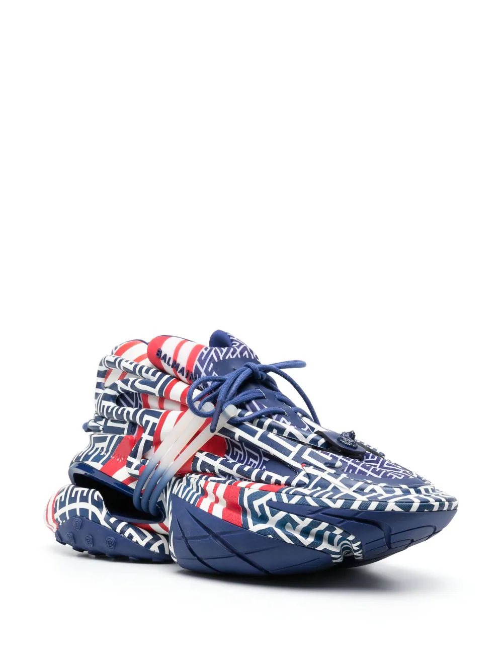 Sneakers Balmain Unicorn Monogram multicolor - imagine 3