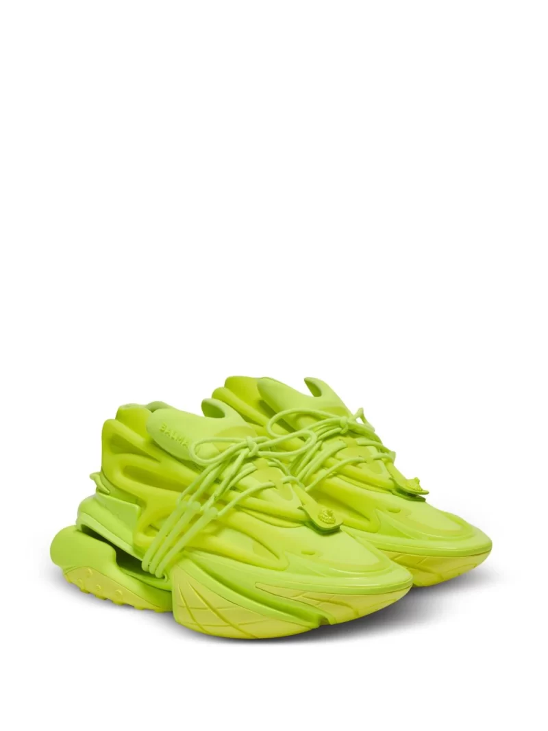 sneakers balmain unicorn verde neon bm1vj309kjfl1kb 03