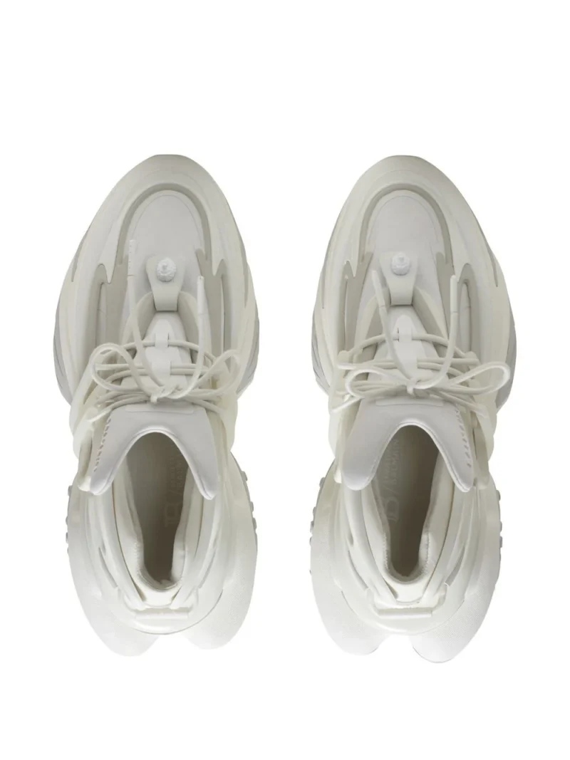 Sneakers Balmain Unicorn W albi - imagine 4