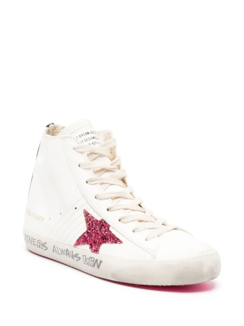 Sneakers Golden Goose Francy albi - imagine 3
