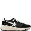 Sneakers Golden Goose Running Sole alb/negru