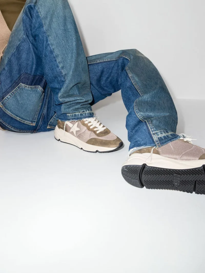 Sneakers Golden Goose Running Sole khaki - imagine 3
