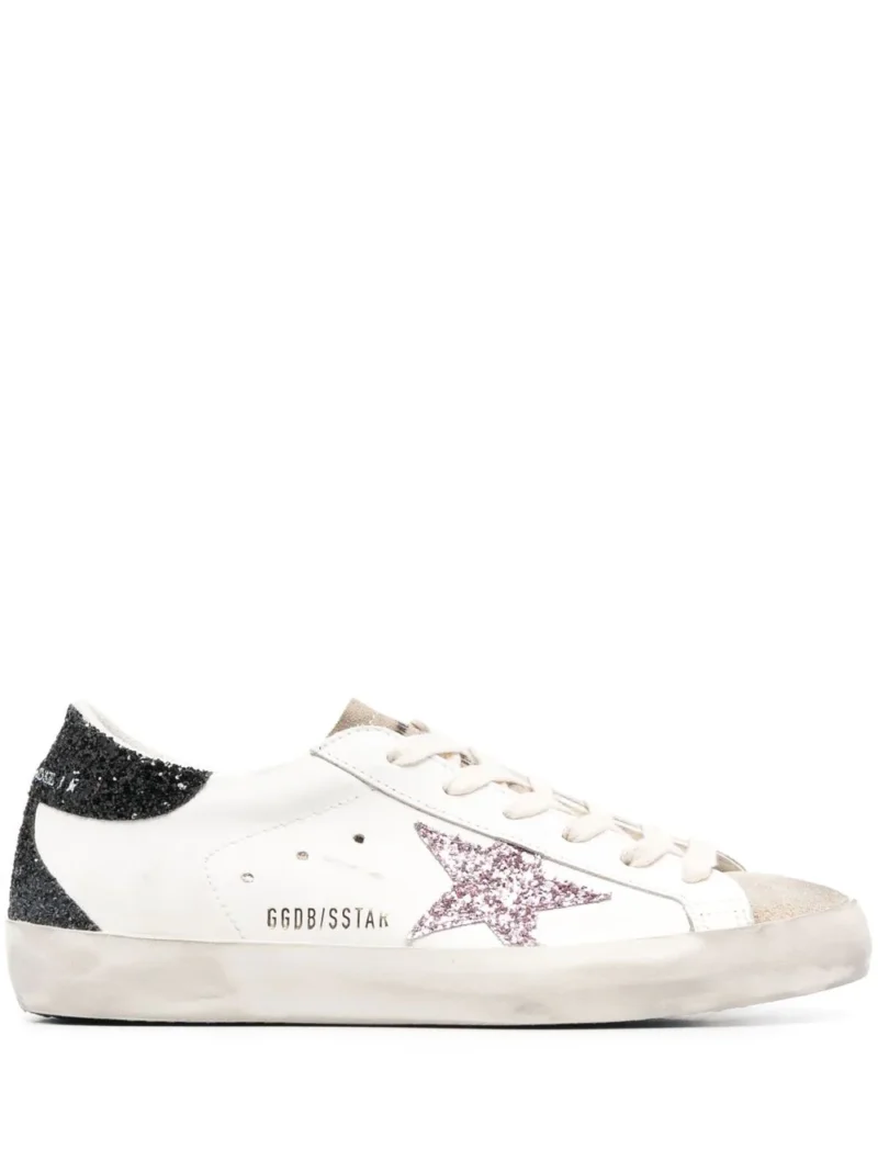 Sneakers Golden Goose Super-Star Glitter Star albi