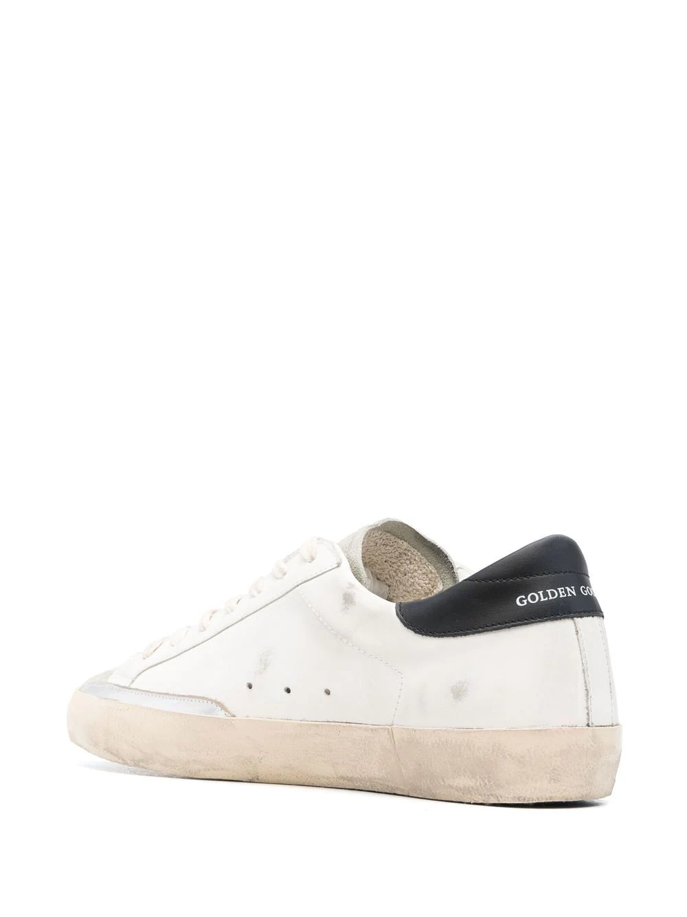 Sneakers Golden Goose Super-Star Perforated Star albi - imagine 2